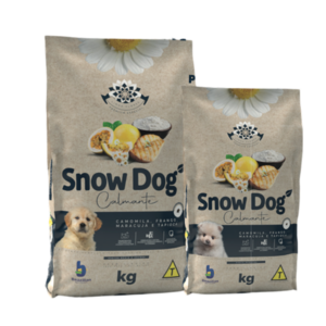 Ração de camomila, frango, maracujá e tapioca