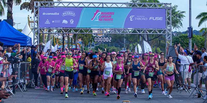 Corrida Mulheres Largam na Frente