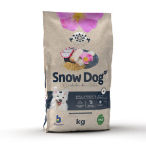 Ração de rosa mosqueta, peixe branco, pitaya  e quinoa